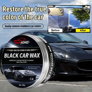 Planet Gates 100G+Sponge 100G For Black Car Wax Plating Crystal, Paint Increasing Brightness Decontamination Scratch Repair Anti Fouling Paint Maintenance New Car Care