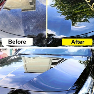 Planet Gates 100G+Sponge 100G For Black Car Wax Plating Crystal, Paint Increasing Brightness Decontamination Scratch Repair Anti Fouling Paint Maintenance New Car Care