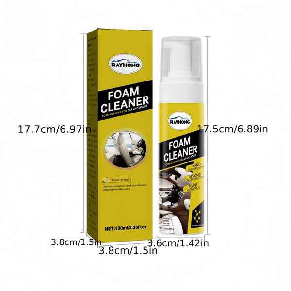 Planet Gates 100ml Car Interior Foam Cleaner Interior Seats Dashboard Cleaning Dust Maintenance Renovation