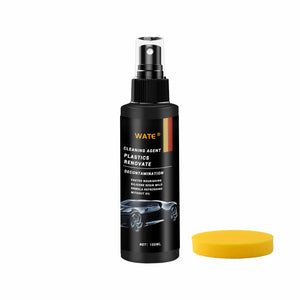 Planet Gates 100ml Car Plastic Parts Refurbishment Gloss Reducer Black Interior Maintenance Gloss With Crystal Plating Scratch Repair Dashboard Wax Bumper