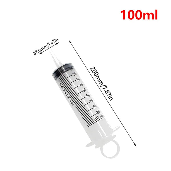 Planet Gates 100ml / CHINA 100ml Liquid Syringe Glue Filling Plastic Syringe Nutrient Sterile Without Needle Watering Refilling for Industrial Hydroponics