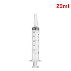 Planet Gates 100ml Liquid Syringe Glue Filling Plastic Syringe Nutrient Sterile Without Needle Watering Refilling for Industrial Hydroponics