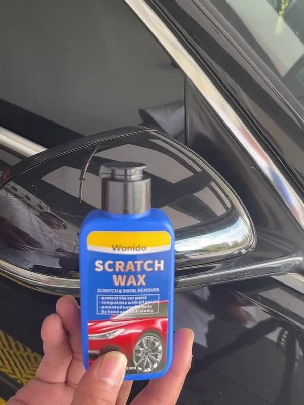 Planet Gates 100ml Scratch wax+towel+sponge 100ml Car Scratch Remover Car Paint Repair Artifact Paint Beauty Maintenance And Nursing