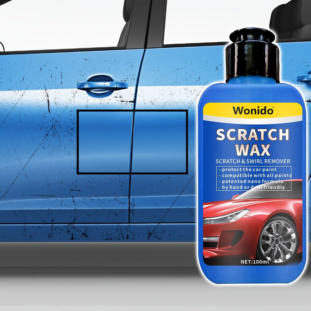 Planet Gates 100ml Scratch wax+towel+sponge 100ml Car Scratch Remover Car Paint Repair Artifact Paint Beauty Maintenance And Nursing