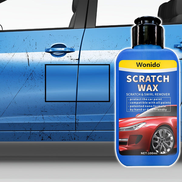Planet Gates 100ml Scratch wax+towel+sponge 100ml Car Scratch Remover Car Paint Repair Artifact Paint Beauty Maintenance And Nursing