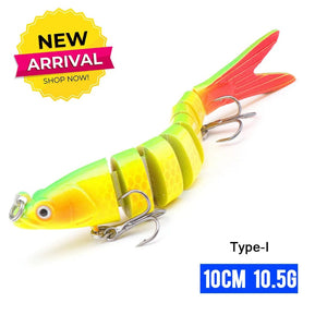 Planet Gates 100mm 10.5g I13 / CHINA VTAVTA 10/14cm Sinking Wobblers Fishing Lures Jointed Crankbait Swimbait 8 Segment Hard Artificial Bait For Fishing Tackle Lure