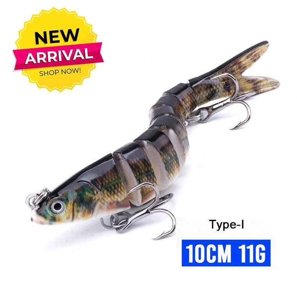 Planet Gates 100mm 11g I4 / CHINA VTAVTA 10/14cm Sinking Wobblers Fishing Lures Jointed Crankbait Swimbait 8 Segment Hard Artificial Bait For Fishing Tackle Lure