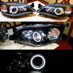 Planet Gates 100mm / blue COB LED Headlight Angel Eyes Bulb Halo Ring Lamp Car Daytime Running Light DRL Fog Light DC 12V Styling Light Decorative Lights
