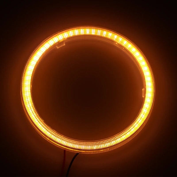Planet Gates 100mm / blue COB LED Headlight Angel Eyes Bulb Halo Ring Lamp Car Daytime Running Light DRL Fog Light DC 12V Styling Light Decorative Lights