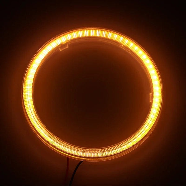 Planet Gates 100mm / blue COB LED Headlight Angel Eyes Bulb Halo Ring Lamp Car Daytime Running Light DRL Fog Light DC 12V Styling Light Decorative Lights