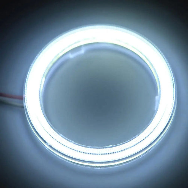 Planet Gates 100mm / blue COB LED Headlight Angel Eyes Bulb Halo Ring Lamp Car Daytime Running Light DRL Fog Light DC 12V Styling Light Decorative Lights