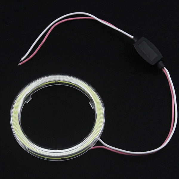 Planet Gates 100mm / blue COB LED Headlight Angel Eyes Bulb Halo Ring Lamp Car Daytime Running Light DRL Fog Light DC 12V Styling Light Decorative Lights