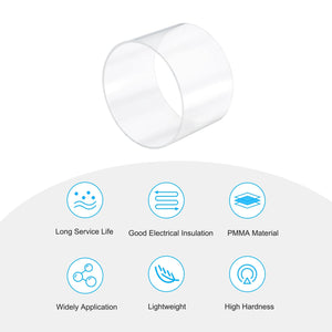 Planet Gates 100mm Length OD 80mm~220mm High Transparent Acrylic Tube Fish Tank Aquarium Plexiglass Tubo Garden Irrigation Water Supply Pipe