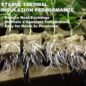 Planet Gates 100pc Nursery Block 100pcs, No Soil Cultivation Seedling Blocks, Grow Blocks, Gardening Plant Growing Blocks, Breathable Felt Plant Growing Plant Blocks, Garden Raise Supplies