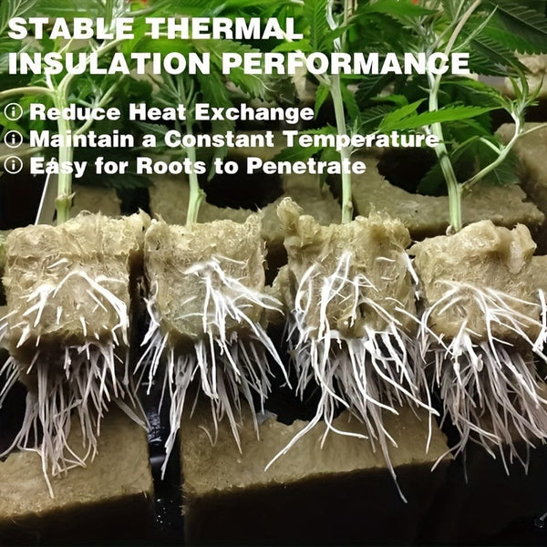 Planet Gates 100pc Nursery Block 100pcs, No Soil Cultivation Seedling Blocks, Grow Blocks, Gardening Plant Growing Blocks, Breathable Felt Plant Growing Plant Blocks, Garden Raise Supplies