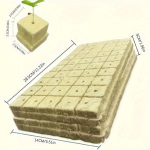 Planet Gates 100pc Nursery Block 100pcs, No Soil Cultivation Seedling Blocks, Grow Blocks, Gardening Plant Growing Blocks, Breathable Felt Plant Growing Plant Blocks, Garden Raise Supplies