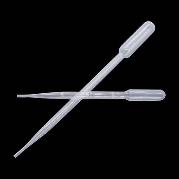 Planet Gates 100Pcs 0.2/0.5/1/2/3/5/10ML Laboratory Pipette Plastic Disposable Graduated Pasteur Pipette Dropper Polyethylene Makeup Tools