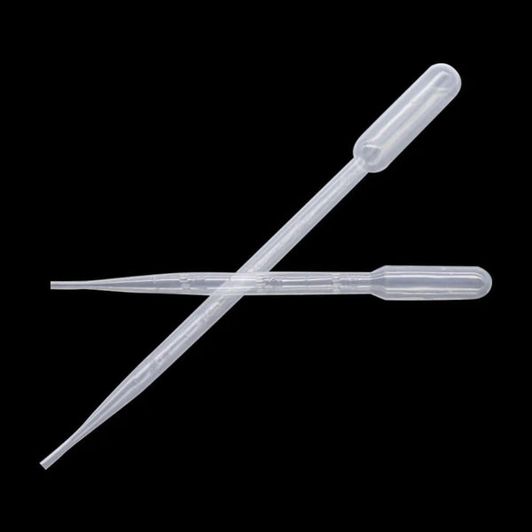 Planet Gates 100Pcs 0.2/0.5/1/2/3/5/10ML Laboratory Pipette Plastic Disposable Graduated Pasteur Pipette Dropper Polyethylene Makeup Tools