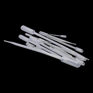Planet Gates 100Pcs 0.2/0.5/1/2/3/5/10ML Laboratory Pipette Plastic Disposable Graduated Pasteur Pipette Dropper Polyethylene Makeup Tools