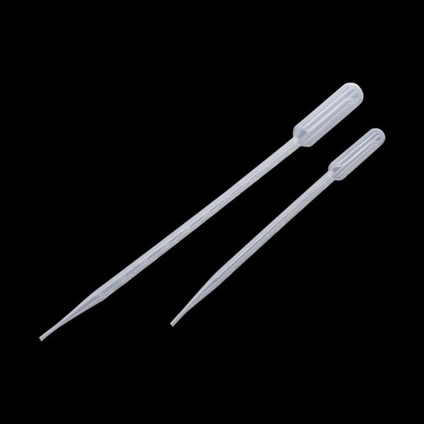Planet Gates 100Pcs 0.2/0.5/1/2/3/5/10ML Laboratory Pipette Plastic Disposable Graduated Pasteur Pipette Dropper Polyethylene Makeup Tools