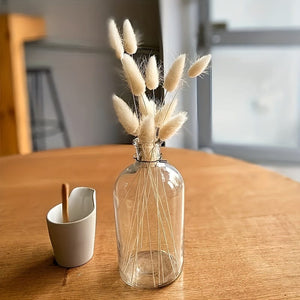 Planet Gates 100pcs 100pcs Bunny Tails Dried Flowers, Dried Pampas Grass Bouquet, Pampas Grass For Wedding, Home, Rustic Party Home Decor, Bride And Bridesmaid Wedding Vase DIY Dining Table Decor, St Patrick's Day Easter Decor, Spring Summer