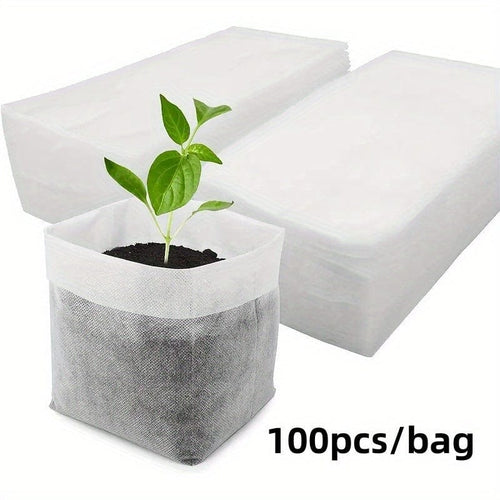Planet Gates 100pcs 100pcs Home Garden Planters: Grow Your Own Garden with Degradable Planting Bags!