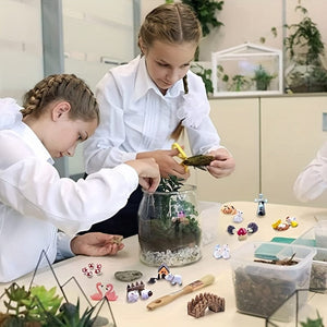 Planet Gates 100pcs 100pcs Miniature Fairy Garden Figurines - A Magical DIY Kit For Your Outdoor Decor!