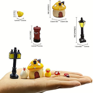 Planet Gates 100pcs 100pcs Miniature Fairy Garden Figurines - A Magical DIY Kit For Your Outdoor Decor!