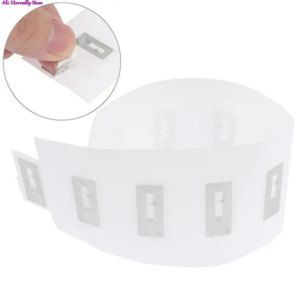 Planet Gates 100pcs 100Pcs NFC Chip Ntag213 Sticker Wet Inlay 2*1cm 13.56MHz RFID NTAG213 Label Tag