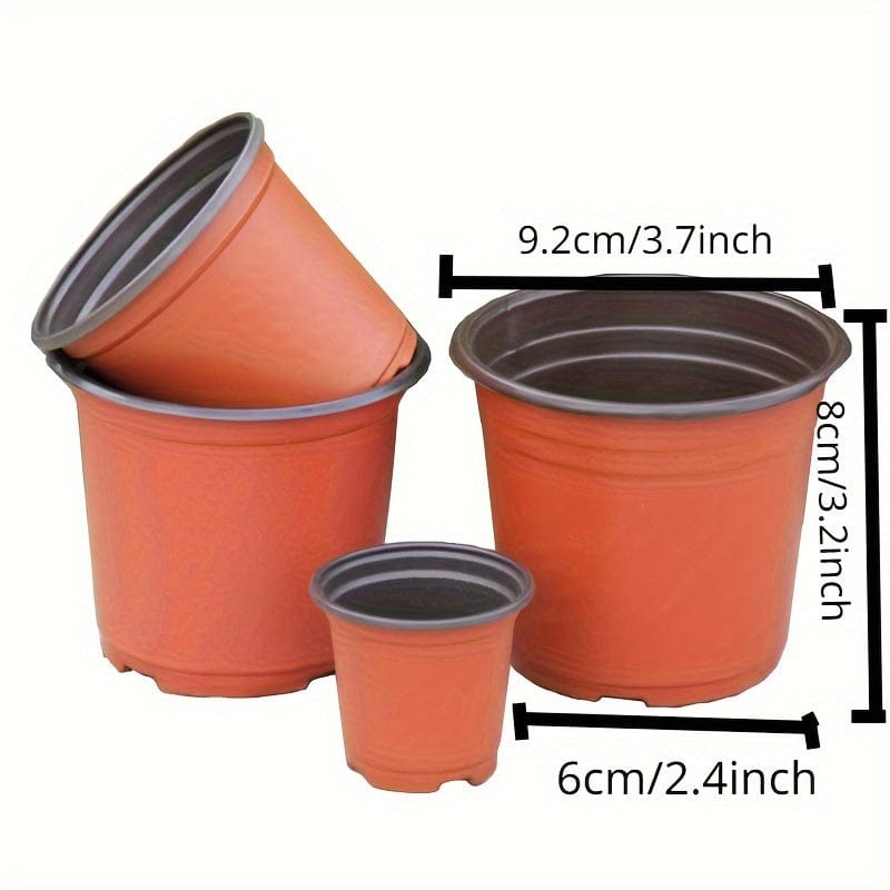 Planet Gates 100pcs 100pcs, Plant Pots Seed Starting Pots,Seedling Flower Plant Container,Gardening Supplies, Grow Pots, Gardening Plant Growing Pots, Breathable Felt Plant Growing Plant Pots, Garden Raise Supplies