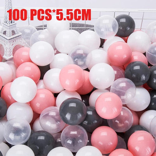 Planet Gates 100PCS 50/100 Pcs Eco-Friendly Colorful Ball Pit Soft Plastic Ocean Ball Water Pool Ocean Wave Ball Outdoor Toys For Children Kids Baby