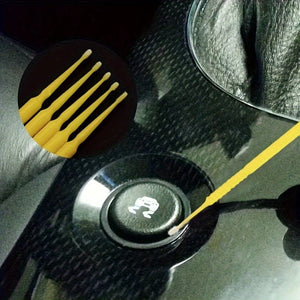 Planet Gates 100pcs Car Cleaning Brush Small Brush Micro Brush Tips Car Accessories Head Exhaustive Cleaning Painting