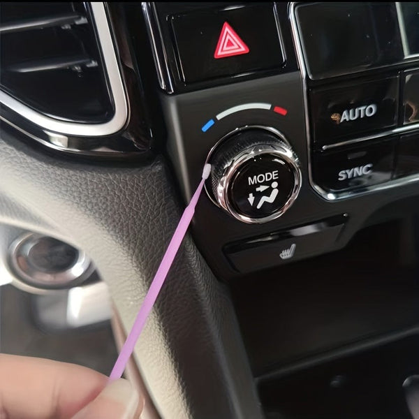 Planet Gates 100pcs Car Cleaning Brush Small Brush Micro Brush Tips Car Accessories Head Exhaustive Cleaning Painting