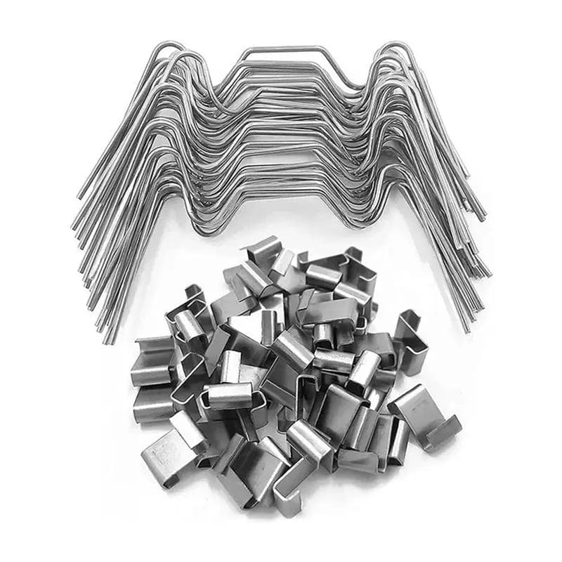 Planet Gates 100Pcs Greenhouse Glass Pane Clips Greenhouse W Wire Clips Glazing Z Type Clips