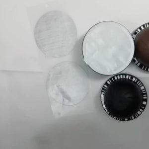 Planet Gates 100PCS/PACK 100pcs/pack coffee tools, Disposable Refillable Capsules Pods Lids, 59mm/2.32in Diamater, Aluminum Seals Stickers For Nespresso Vertuo Plus Automatic Coffee Cafe Machine Maker