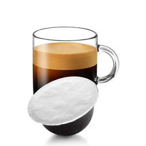 Planet Gates 100PCS/PACK 100pcs/pack coffee tools, Disposable Refillable Capsules Pods Lids, 59mm/2.32in Diamater, Aluminum Seals Stickers For Nespresso Vertuo Plus Automatic Coffee Cafe Machine Maker