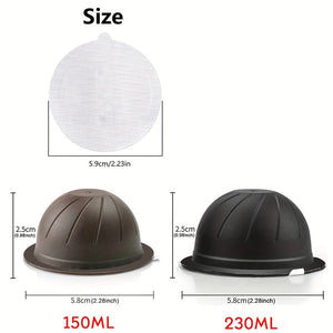 Planet Gates 100PCS/PACK 100pcs/pack coffee tools, Disposable Refillable Capsules Pods Lids, 59mm/2.32in Diamater, Aluminum Seals Stickers For Nespresso Vertuo Plus Automatic Coffee Cafe Machine Maker