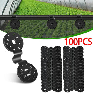 Planet Gates 100pcs Shade Cloth Clips Plastic Clips Outdoor Net Clip Camping Garden Tool Garden Buildings Fence Clamps Net Fix Clamp Awning Hook