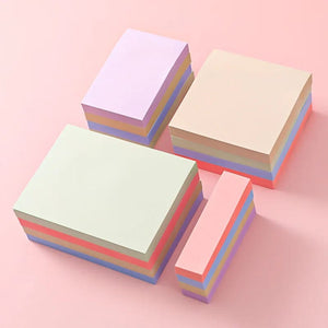 Planet Gates 100Sheets/set Morandi Sticky Notes Pads Stationery Paper Stickers Memo Posted It Notepad Notebook School Office Accessories