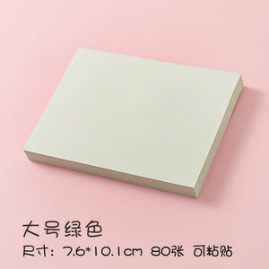 Planet Gates 100Sheets/set Morandi Sticky Notes Pads Stationery Paper Stickers Memo Posted It Notepad Notebook School Office Accessories