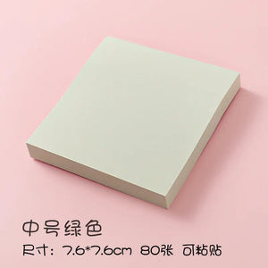 Planet Gates 100Sheets/set Morandi Sticky Notes Pads Stationery Paper Stickers Memo Posted It Notepad Notebook School Office Accessories
