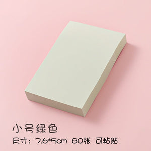 Planet Gates 100Sheets/set Morandi Sticky Notes Pads Stationery Paper Stickers Memo Posted It Notepad Notebook School Office Accessories