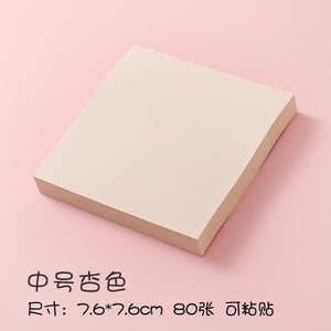 Planet Gates 100Sheets/set Morandi Sticky Notes Pads Stationery Paper Stickers Memo Posted It Notepad Notebook School Office Accessories