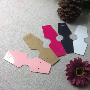 Planet Gates 100tag 100string 100pcs+100 hemp string 5*3cm new style retangular black /Kraft Paper Blank Card Hand Draw Gift Label Tags Heart Hollow