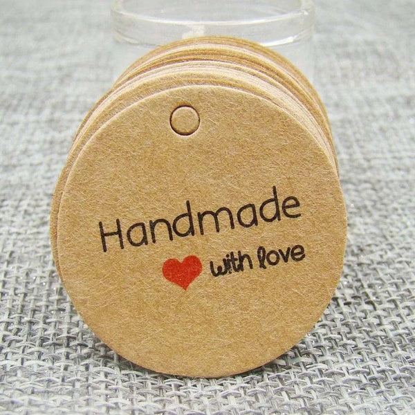 Planet Gates 100tag 100string 100pcs+100 hemp string 5*3cm new style retangular black /Kraft Paper Blank Card Hand Draw Gift Label Tags Heart Hollow