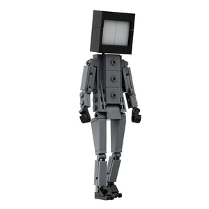 Planet Gates 101 PCS / CHINA Gobricks MOC Skibidi Toilet Man Monitor Building Blocks Speakerman The Audio and Camera Man ski video eyelet camera man Toys