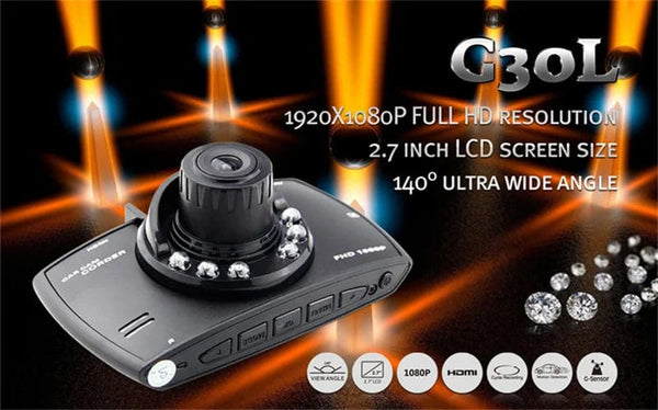 Planet Gates 1080P Dash Cam for Cars Mini Camera Car DVR Video Recorder Front Camera for Vehicle Black Box Night Vision Car Accessories