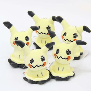 Planet Gates 10cm 10cm Anime Pokemon Cute Mimikyu Keychain Plush Stuffed Pikachu Gengar Cartoon Toys Soft Stuffed Animal Toy Doll Gift