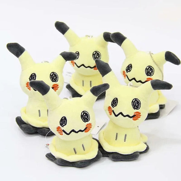 Planet Gates 10cm 10cm Anime Pokemon Cute Mimikyu Keychain Plush Stuffed Pikachu Gengar Cartoon Toys Soft Stuffed Animal Toy Doll Gift