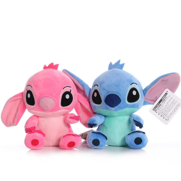 Planet Gates 10CM 2 Disney Lilo & Stitch Couple Models Cartoon Stuffed Plush Dolls Anime Plush Baby Toys Pendant Toys Girl Kids Birthday Gift